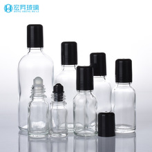 透明玻璃精油瓶化妝品分裝瓶滾珠小空瓶便攜精油調配空瓶