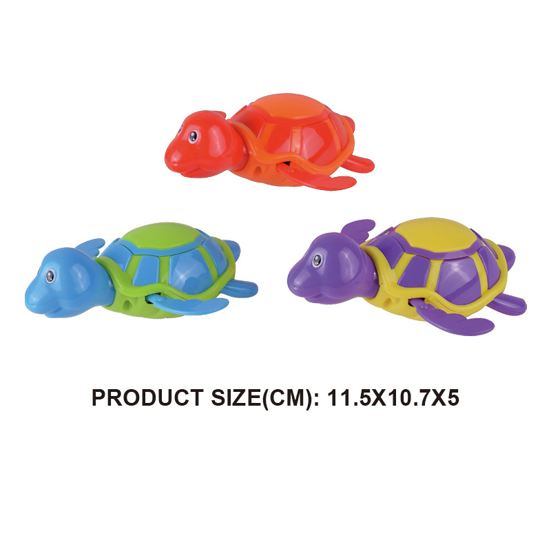 Juguete DE LOS NIÑOS pequeña tortuga relojería en la cadena natación cocodrilo Seahorse baño Baño Juguetes