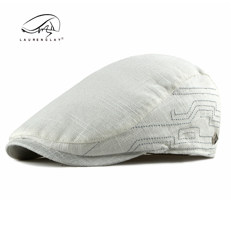 Británico retro artístico boina de los hombres de estilo coreano casual sombrero delantero casquillo enarbolado verano de las mujeres transpirable moda delgada