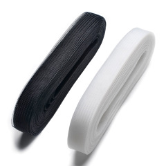 2.5cm reinforced and thickened wedding fishbone lining clothing elastic net band skirt support tailbone fishbone hard mesh net tailbone