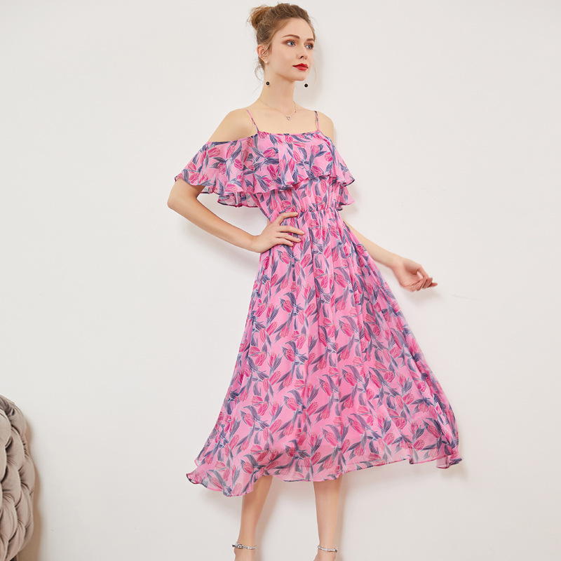 Robe femme en De la soie - Ref 3327374 Image 1