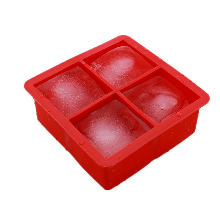 Silicone ice cubes, children's mold, 4 cells