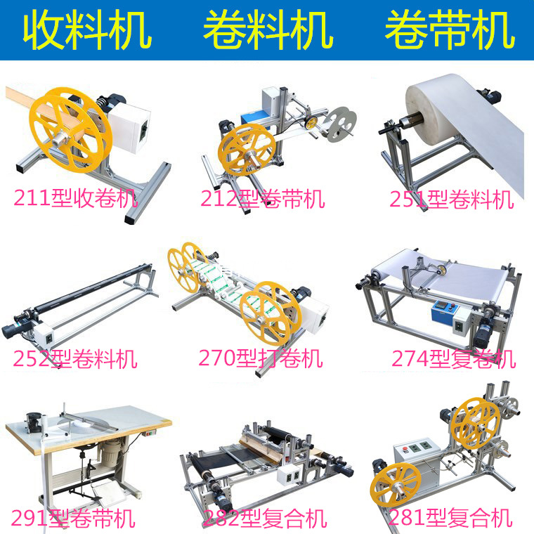 252加寬型打卷複卷倒料布回兩米幅寬收卷機可定制任何寬度