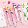 Girl Heart Cartoon Creative Pressing Beads Pen Cute 10 Color Handbook Students Color Multifunctional Oil Pens