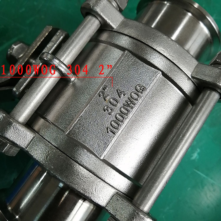 �������Ƭʽ��ƽ̨��װ�� 3PC BALL VALVE 1000 WOG 304