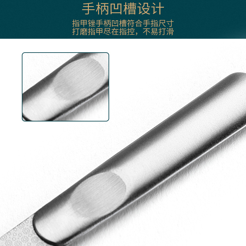 double-sided polishing cloth stainless steel for nails for manicure