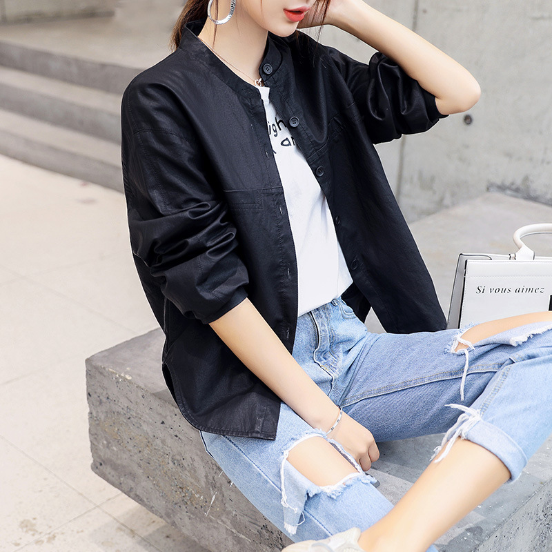 Veste cuir femme en PU - Ref 3331678 Image 3