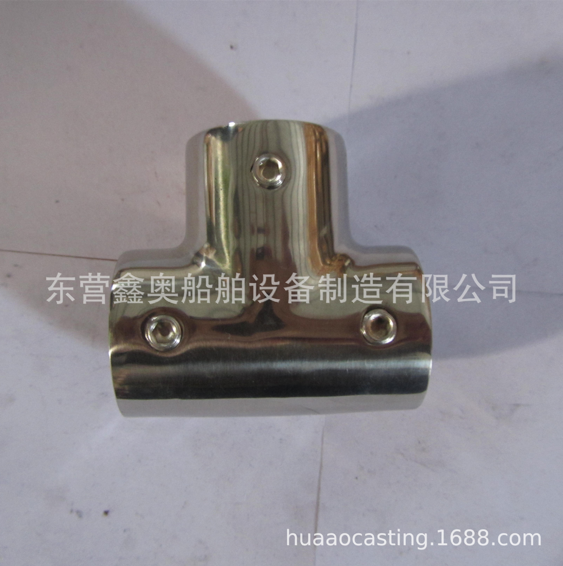 不锈钢316船用五金、T形不锈钢管子连接头