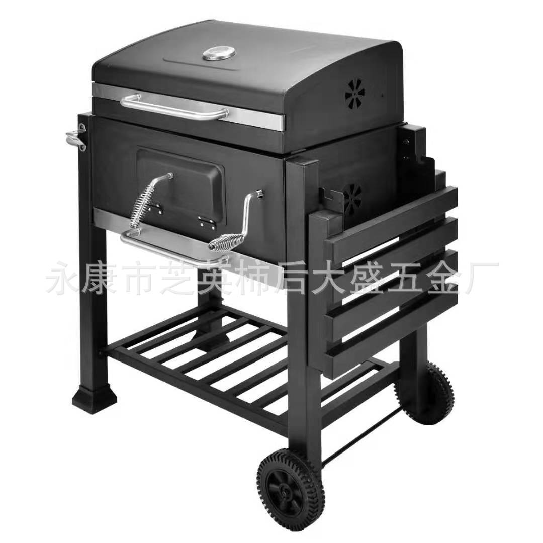 Soy una fábrica barbacoa generoso patio al aire libre gran protección del medio ambiente Plaza barbacoa estufa gran capacidad tapada horno