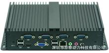 研拓1037U工控电脑6COM无风扇低功耗1037U工控主机同销I3I5小电脑