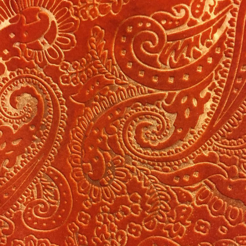 厂家新款印花压花韩国绒四方立绒3D压花多款印花花型面料