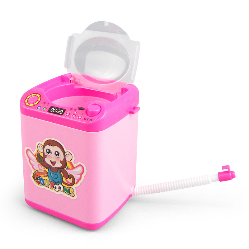 Tiktok mismo modelo de simulación de lavandería eléctrica Light Music niños y niñas juegan casa comunicación padre-hijo regalo juguete