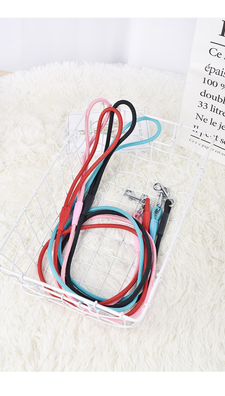 Psm New Dog Hand Holding Rope Dog Leash Dog Chain Golden Retriever Rope Pet Supplies Nylon Reflective Comfortable