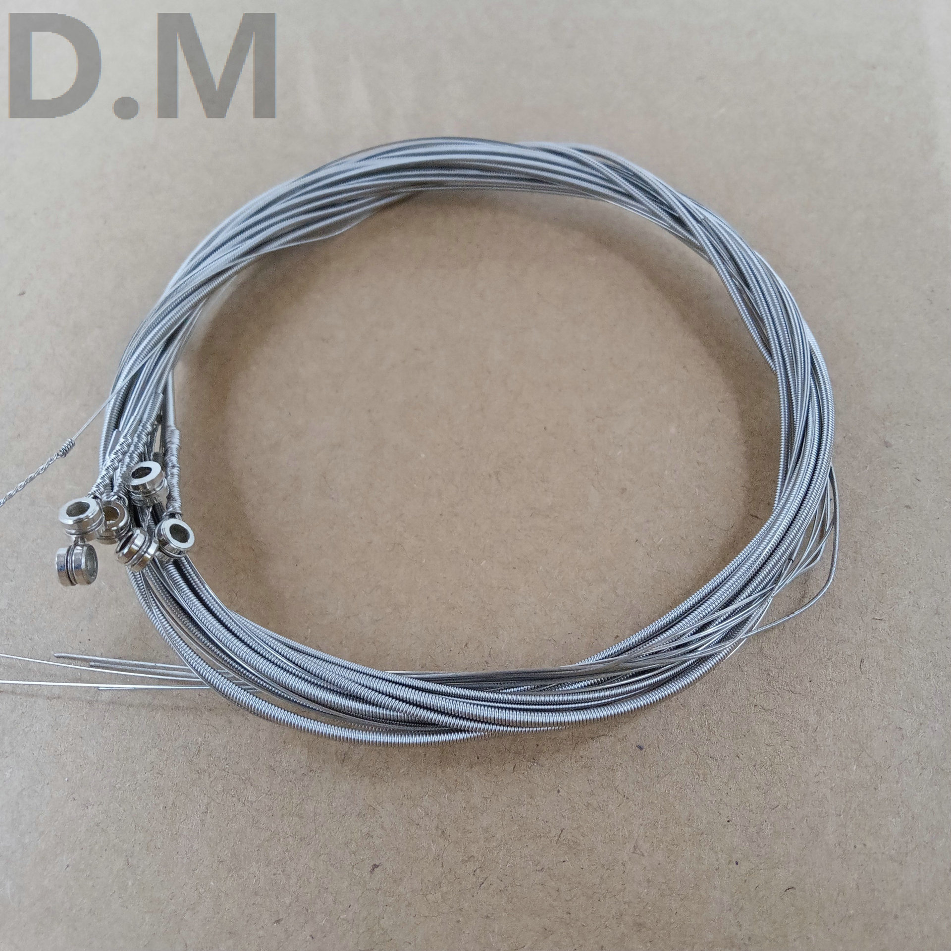 7 cuerdas de cuerda de guitarra eléctrica de siete cuerdas de guitarra eléctrica cuerda de acero de alta calidad hexagonal cuerda de guitarra eléctrica embalaje independiente