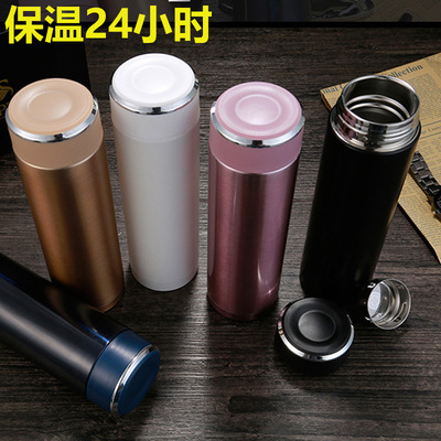 批發定制禮品304不鏽鋼保溫杯水杯logo刻字創意車載杯子壹件代發