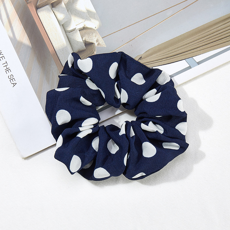 Dot New Spring And Autumn Creative Christmas Hair Ring High Elastic Seamless Cloth Ring Female Headwear Wholesale display picture 5