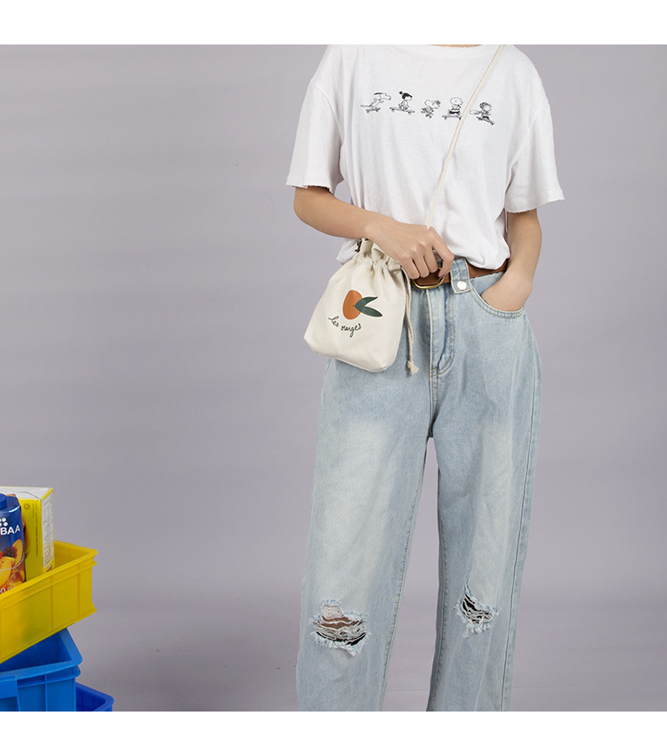 Women's Preppy Style Streetwear Fruit Canvas Shopping Bags display picture 1