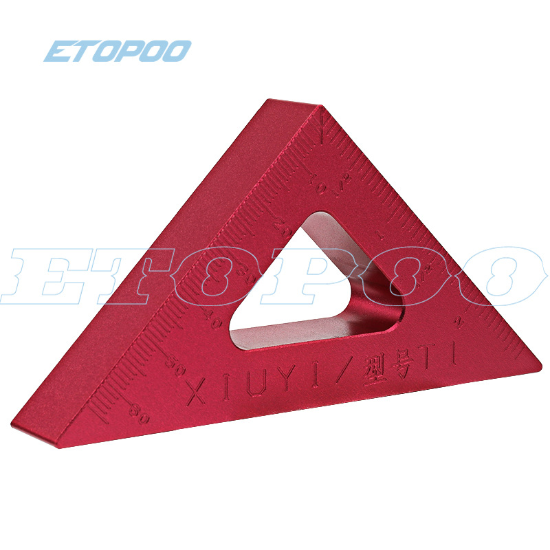 HUOTO 木工直角尺 高度尺 安装固定尺 木工三角尺 木工工具