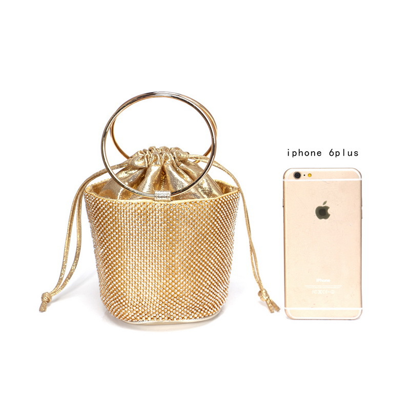 Clutch Bag New Diamond Rhinestone Banquet Bag Wholesale Nihaojewelry display picture 6