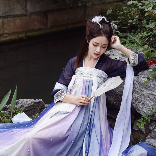 Star Hanfu student full chest ruskirt Princess Gu Gu Chao FAIRY DRESS Han elements