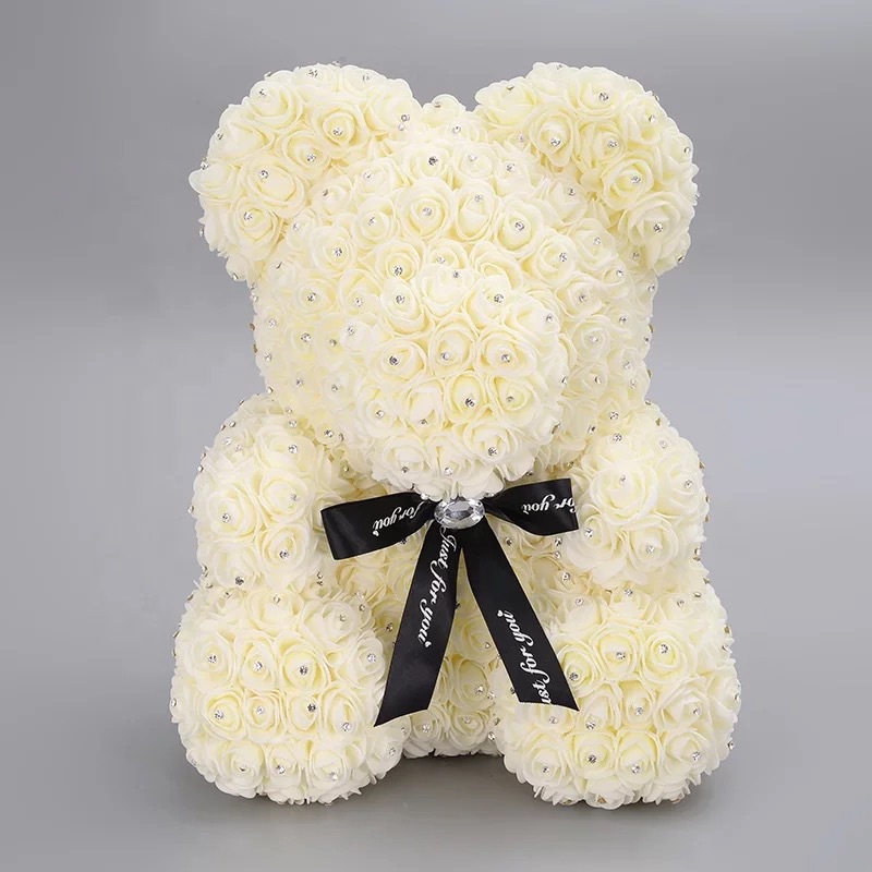 Diamond PE Foam Flower Hug Bear