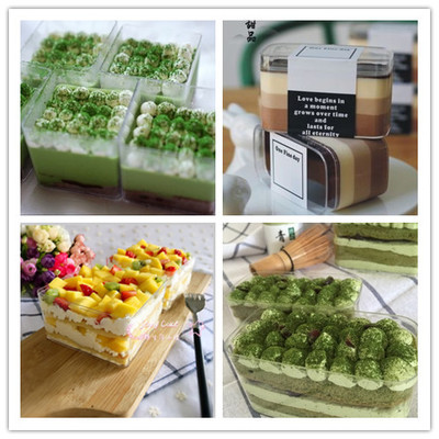 豆乳盒子网红蛋糕便当盒千层蛋糕盒包装盒透明豆乳水果蛋糕盒包装