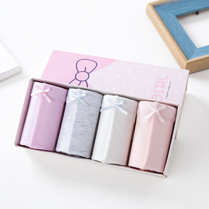 A类纯棉女童安全裤 小女孩打底裤中小童平角短裤宝宝内裤一件代发