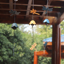 铸铁金属工艺品 蜻蜓日式铁器风铃铃铛 风景区礼物挂件挂饰