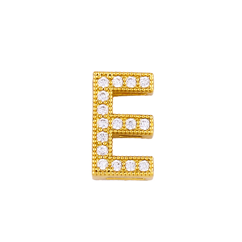 Fashion Letter Copper Gold Plated Zircon Necklace display picture 13