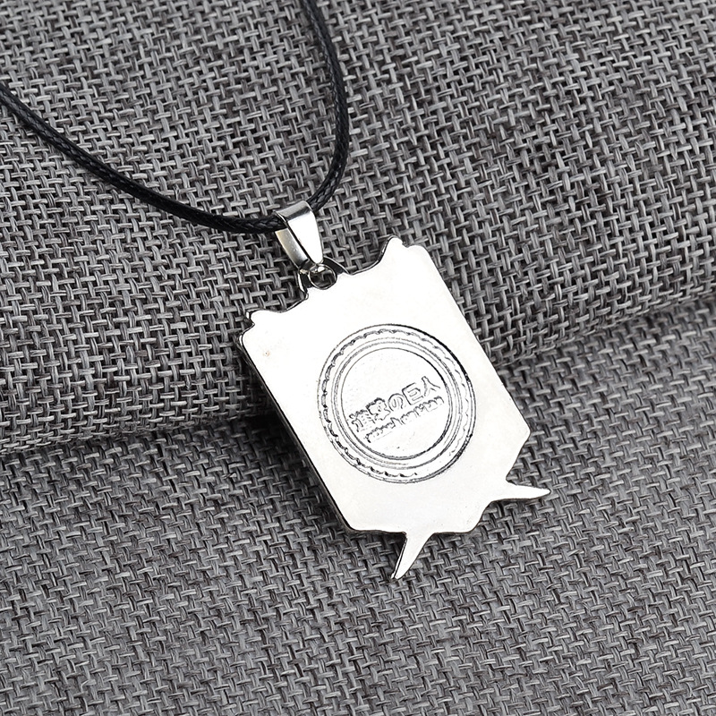 The new fashion anime around the attacking giant investigation corps logo necklace wholesale