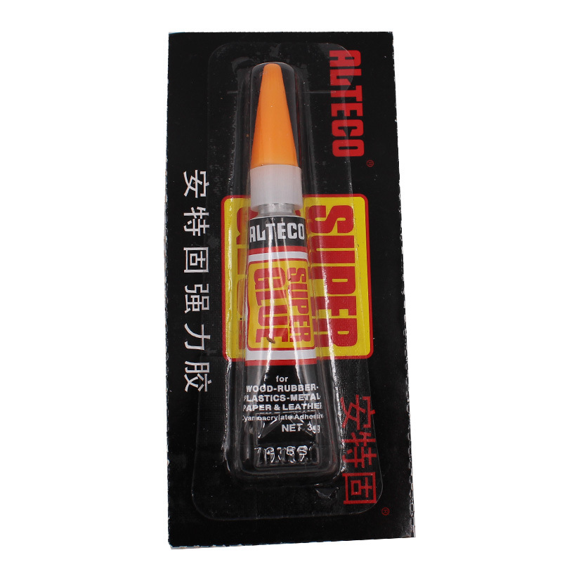 安特固强力胶水 适用金属 塑料 木材 粘鞋子等 多用途胶水3g