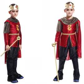 万圣节cosplay服装 B-0040 儿童古装国王子服装扮演出服 话剧表演