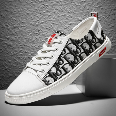 男鞋夏季新款韩版潮流百搭鞋子男潮鞋网红真皮小白鞋大码休闲鞋男|ms