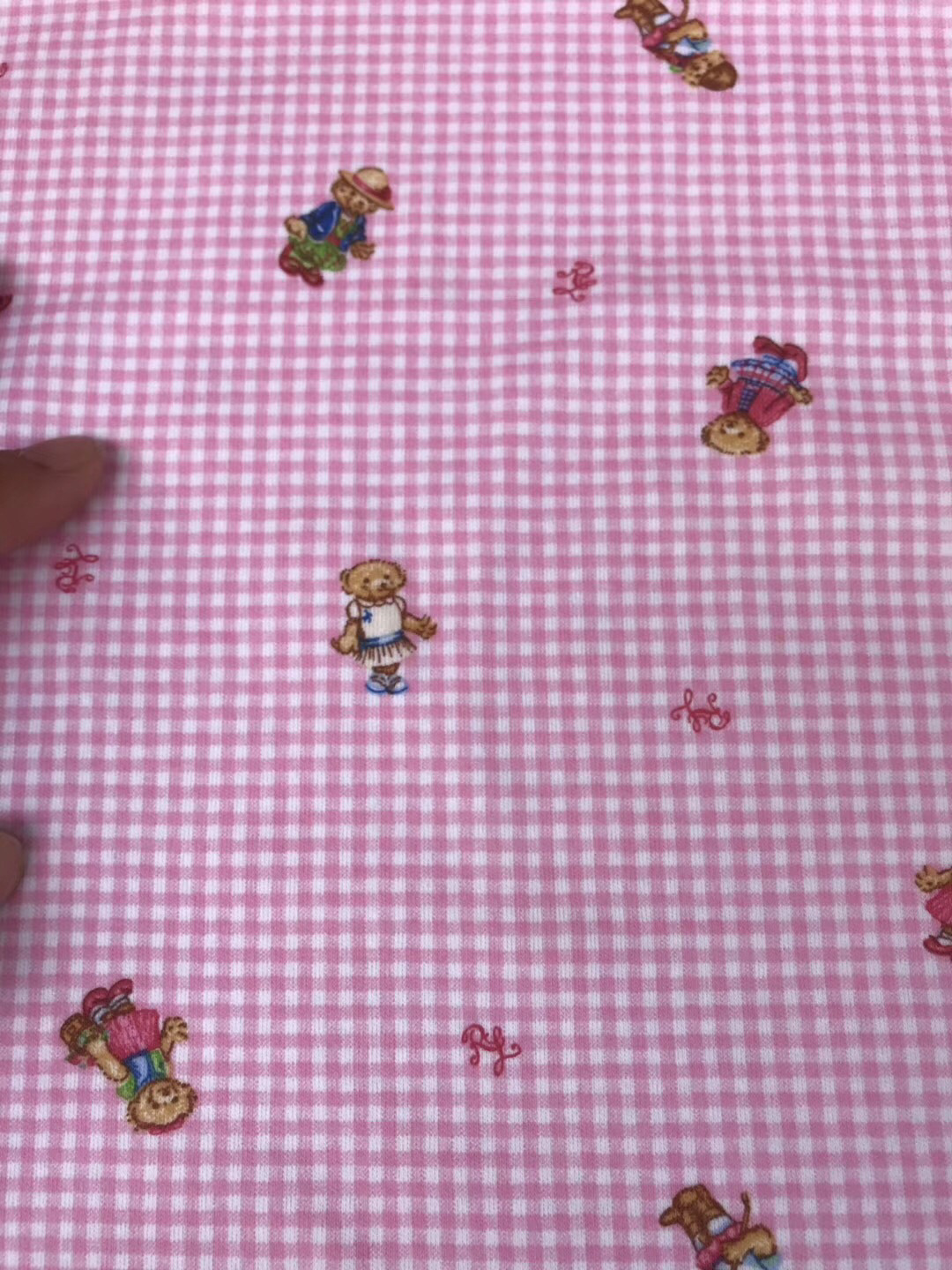 全棉双面棉毛针织花布宝宝T恤 秋衣秋裤 睡衣口水巾爬服睡袋整卷