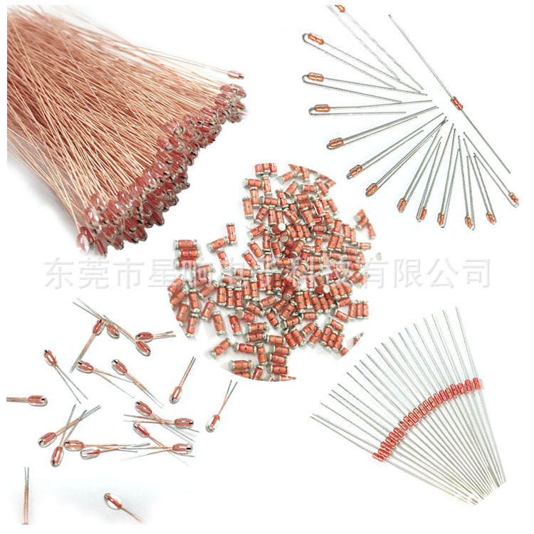 玻璃电阻NTC500K  4260 玻璃封装NTC热敏电阻