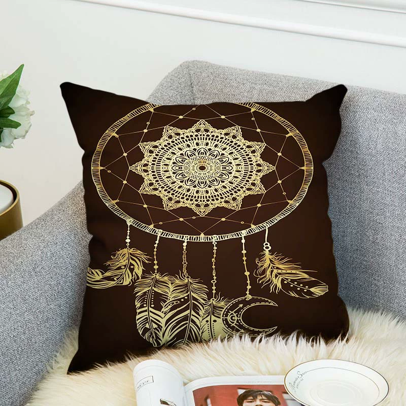 2 дня вышивка волос Amazon горячий двусторонний Ловец снов с цифровым принтом наволочка для фигуры