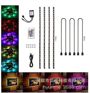 New TV background light USB light strip 5V 5050RGB LED Strip TV…