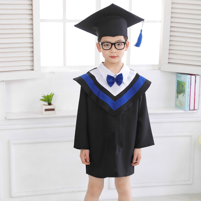 Children's Bachelor's Clothing Performance Clothing Kindergarten Graduation Dress Primary School Students' Stage Performance Clothing Children's Doctor's Clothing Wholesale