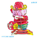 Деревянный конструктор, игрушка, DIY, на удачу, 3D