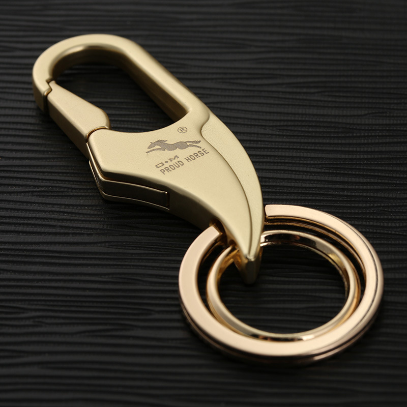 厂家直销傲玛新款合金汽车钥匙扣男士新款钥匙链礼品订制4个色007详情33