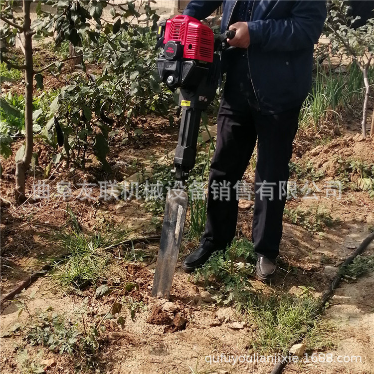 小型便携式铲式挖树机 小型汽油挖树机 多种型号链条式挖树机