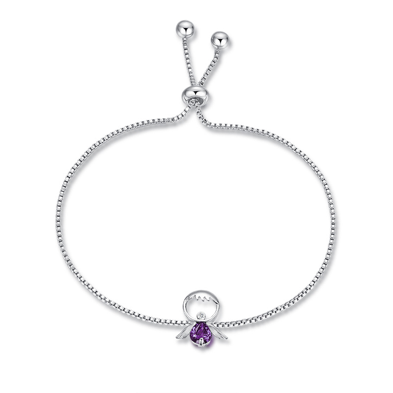 Brand adjustable bracelet with zircon