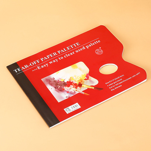 Shan brand disposable color palette acrylic gouache oil paint paper removable tear-off palette palette