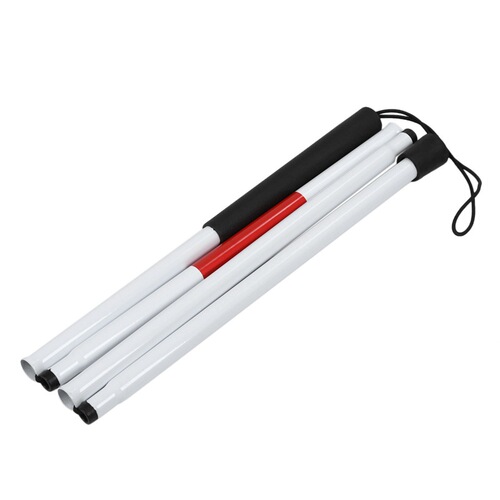 Folding blind crutches, blind canes, adjustable, ultra-light, eye-catching aluminum alloy, blind crutches, reflective guide sticks
