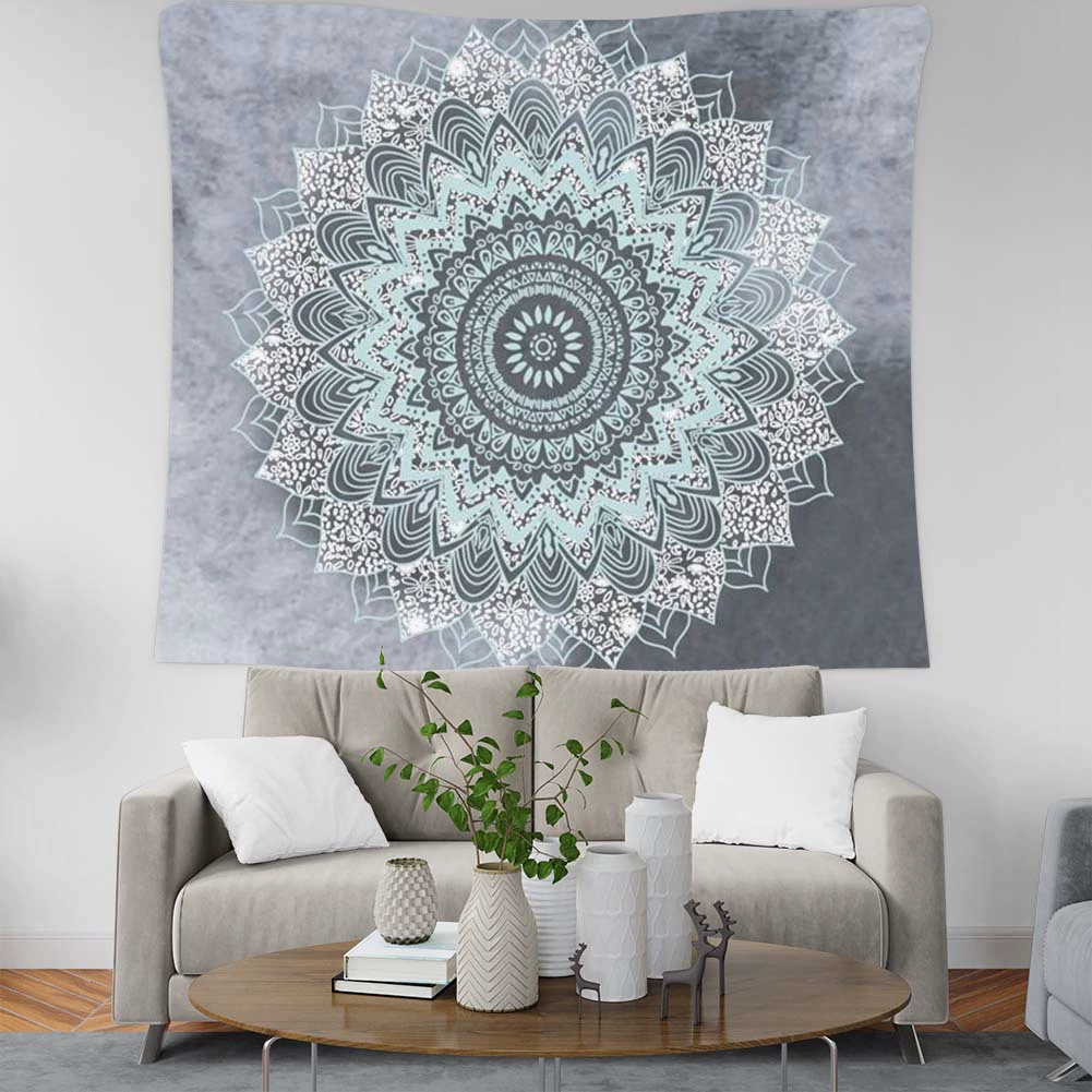 Вышивка 2 дня волосы широкие Большая ширина двери гобелен с цифровым принтом пейзаж Манча Луо домашний настенный интерьер декоративная ткань