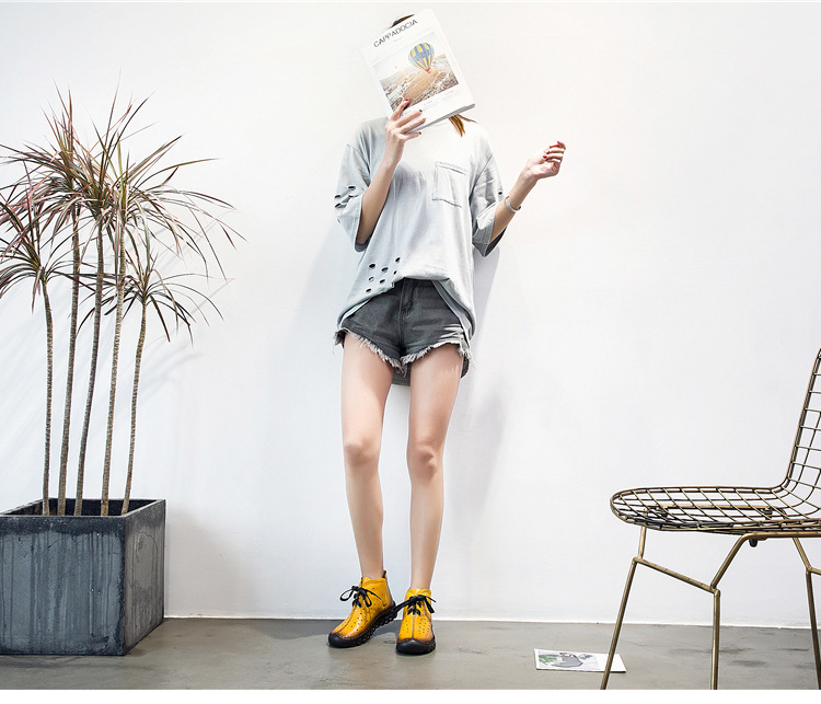 Bottes femme en En cuir - Ref 3354850 Image 15