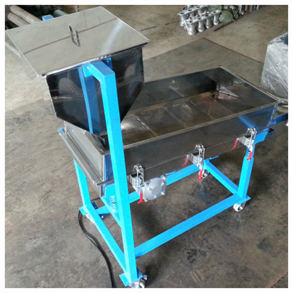 直线不锈钢振动筛多层振动筛直线筛选机食品颗粒粉末振动筛选机