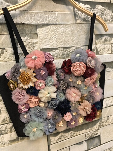 Internet celebrity's new flower trendy color-blocking vest, short, soft and fairy-like multi-color slings, versatile, wrapped around the chest and worn outside the vest