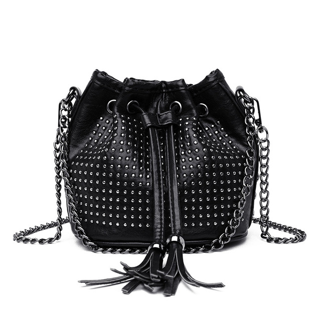 New Bag Fashion Rivet Ladies Hand Bag Envelope One Shoulder