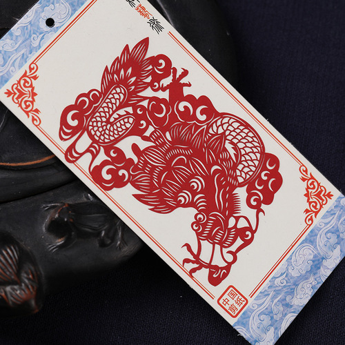 Paper-cut gifts, small gifts with Chinese style souvenirs, traditional handicrafts for foreigners abroad, paper-cut bookmarks